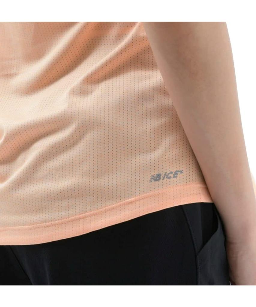 Impact Graphic Short Sleeve WT01235 Short Sleeve WT01235 LMO M [New Balance] T-Shirt T-Shirt Women's (Light Mango)