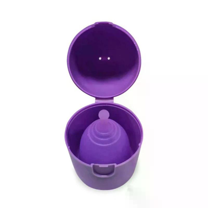 Tragbarer Menstruationstassen-Sterilisator, Desinfektionsbox, Aufbewahrungstasche, Periodenbecher-Etui