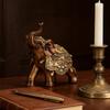 Lucky Elephant Statue Sculptures Decorative Animal Figurines Table Ornament Symbols Wealth Career Home Decorations
