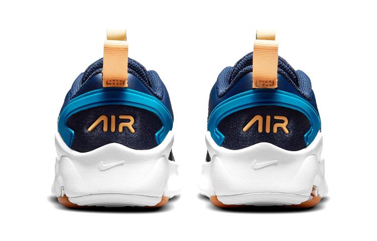 Nike Air Max Bolt Fabric Sports Low top Kids Lifestyle Shoes Blue Apricot Children Aged 3 7 Years Old CW1627-401
