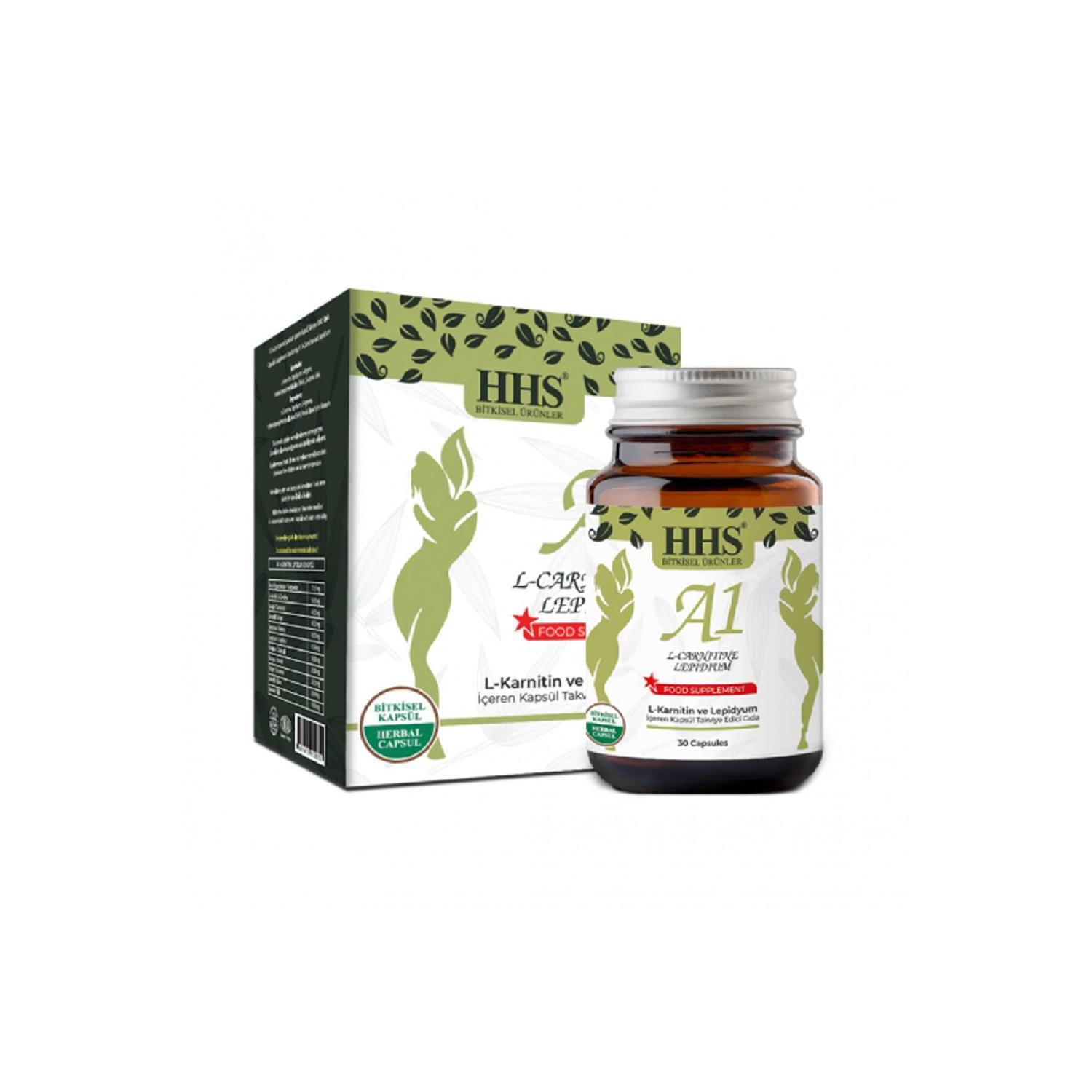 

Hhs A1 L-карнітин Lepidium 30 капсул