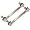 2 Pcs Tie Rod Ball Joint M10 10mm Thread Steel Alloy Sway Bar End Set for 50cc 70cc 90cc 110cc ATV Four Wheeler Quad
