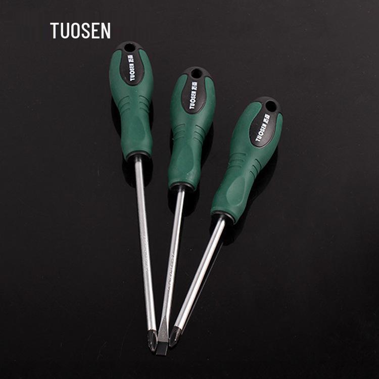 Multi-functional Chrome Vanadium Steel Magnetic Screwdriver: 4/5/6 Inch Slotted & Phillips Head
