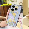 Fashion Design Durable Phone Case For Tecno Spark20/KJ5 Flower Anti-knock Phone Holder Anti-dust Dirt-resistant Ring