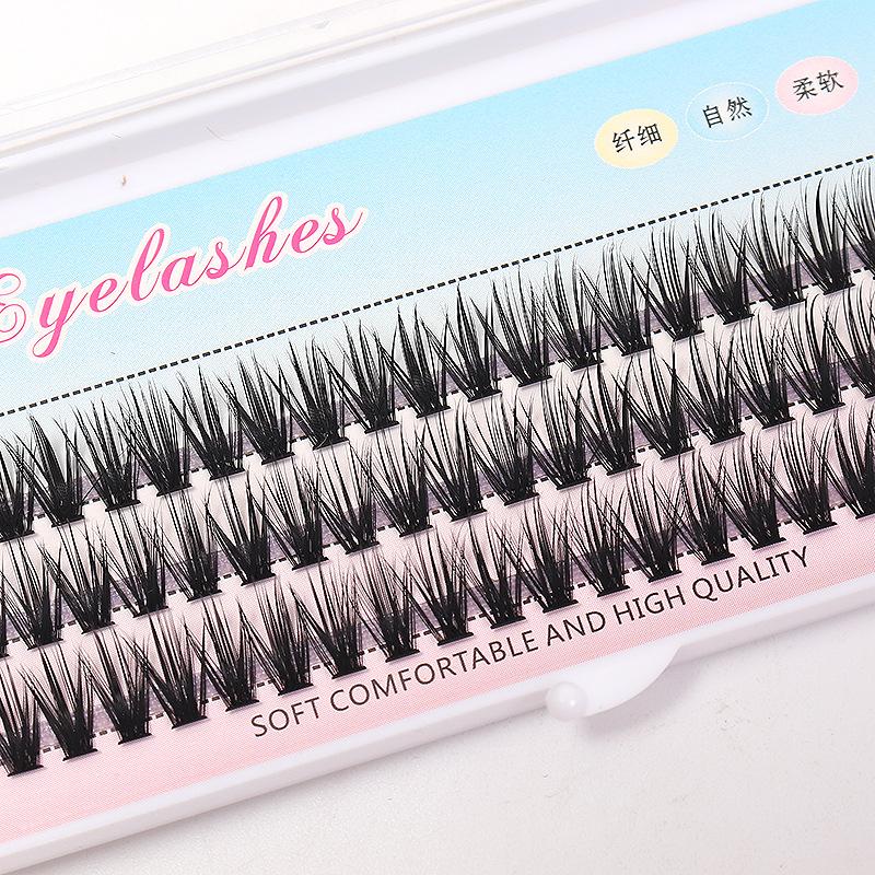 1box/60 Bundles,10D 0.1/0.07mm Thickness Individual Eyelash Extensions Eyelashes Cluster Lashes, Natural False Eyelashes Bundles