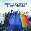 Sport Drawstring Pocket Simple Backpack Men's and Women's Fitness Backpack Lightweight Basketball Bag Zipper Bag