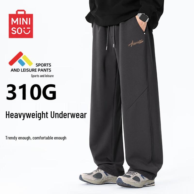 

Мужские спортивные штаны MINISO в американском стиле, плотность 310 г/м² 3XL
