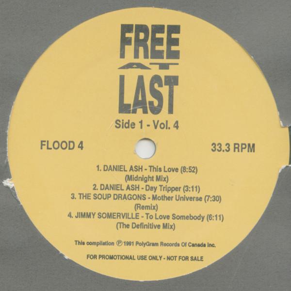 Виниловая пластинка РАЗЛИЧНЫЕ Free At Last The Alternative Sampl FLOOD4 FREE AT LAST 1991 Канада Рэп Хип-Хоп R&B Б/у