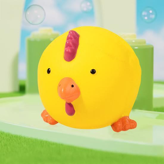 Palla per Animali Giocattolo per Cani Lattice Squeaky Maiale Pulcino Mucca Cane Giocattolo da Masticare Giocattolo Interattivo per Addestramento Cani per Lancio e Presa Gioco di Riporto
