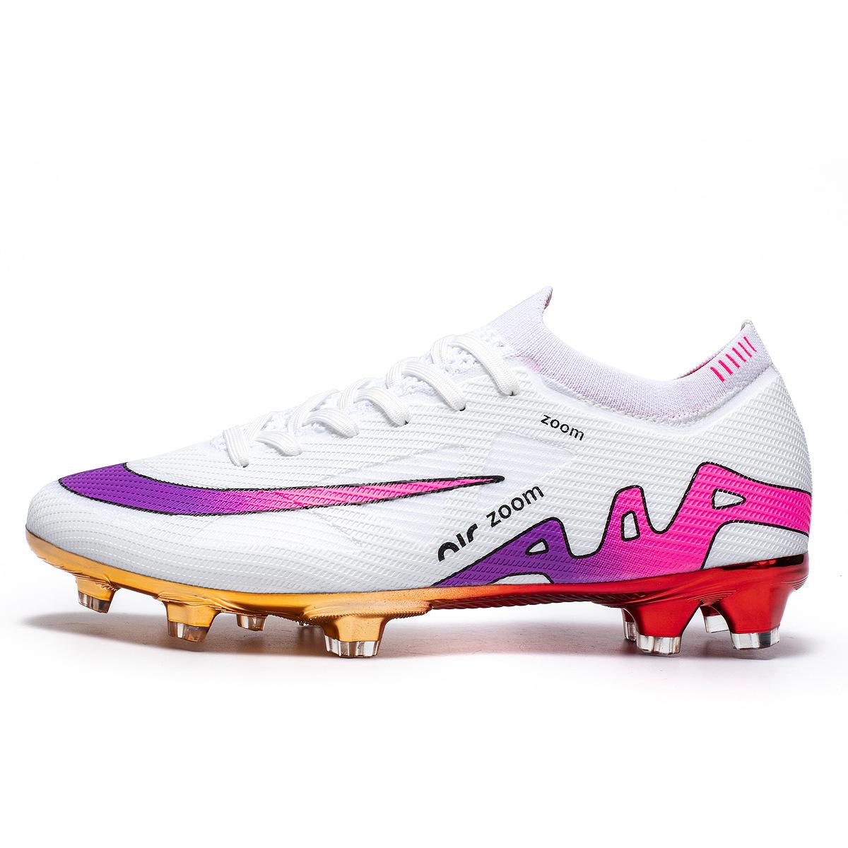 

Низкие футбольные бутсы для Кубка мира мужские подростковые студенческие женские TF с шипами AG с длинными шипами для соревнований и тренировок 35