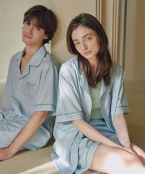 

[CEID] Classic Ava Short-Sleeve Pajama Set [Shipped from Korea] 100% Authentic XL