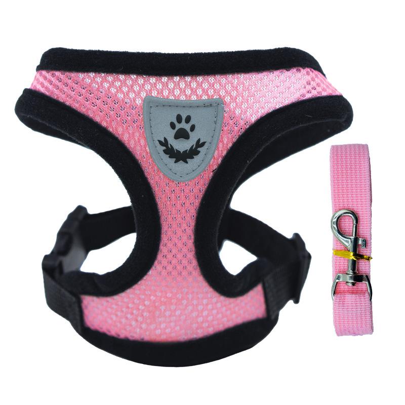 Pet Outdoor Vest-Style Dog Harness, Leash, and Collar Set