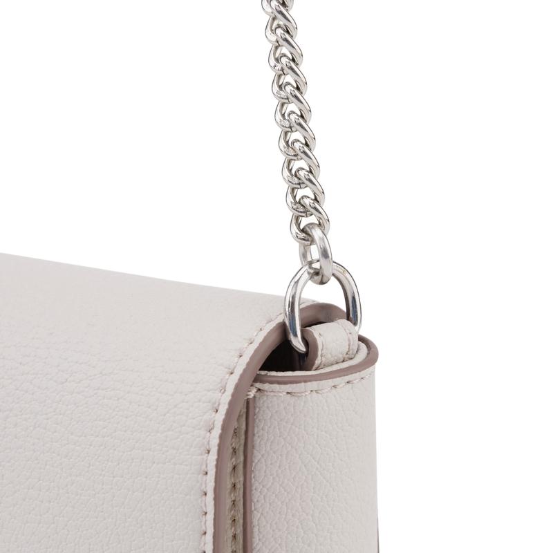 New CALVIN KLEIN Synthetic Material Shoulder Bag, Crossbody Bag Medium Women's Moon White 4K1027G-WGY