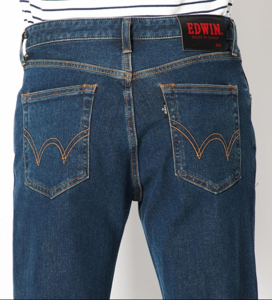 Edwin Size 28 to Japanese Size ED503F-186 Men's Jeans, Pre-owned, (Equivalent XS)