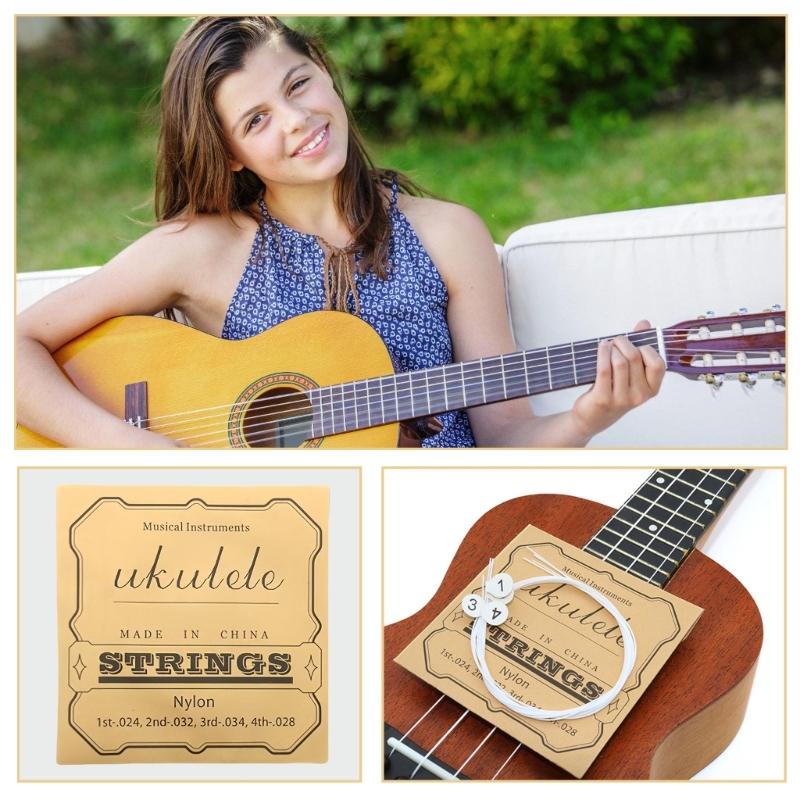 Replacement Accessory Ukulele Nylon String Parts for Ukelele Ukulele String Set