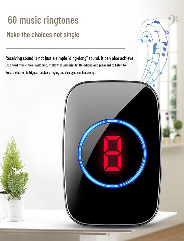 Wireless Pager for Tea House and Restaurant Service: Catering, Dining Room, Mahjong Room, and Private Room Call Bell