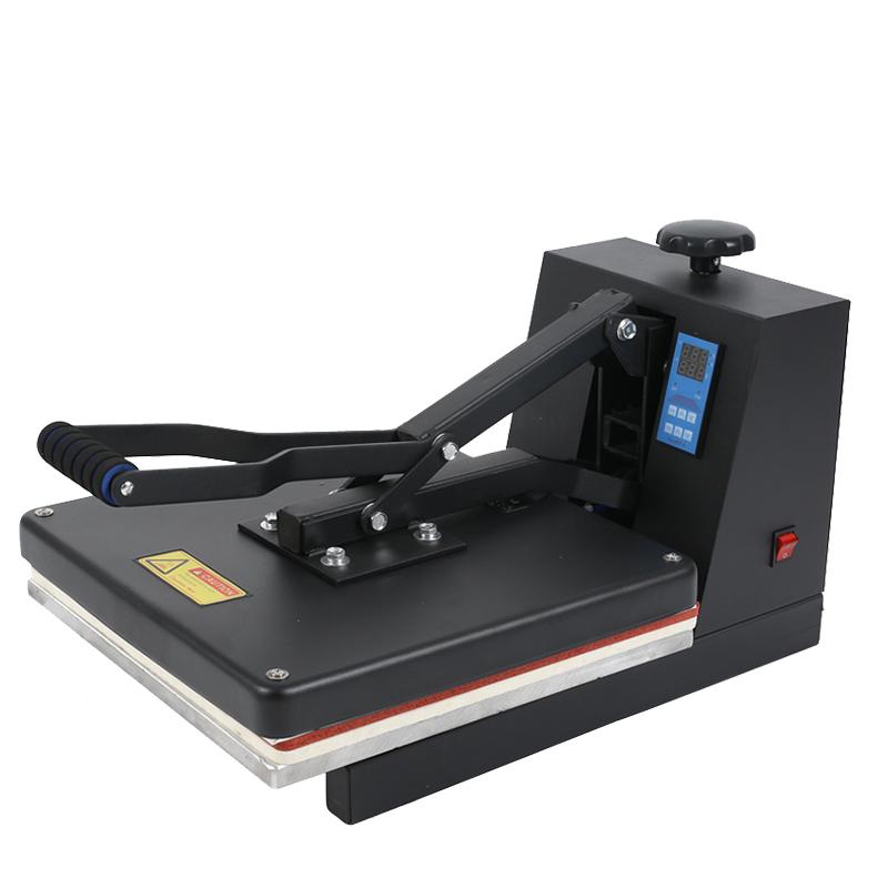 

ZONESUN 38*38CM T-Shirt Heat Press Machine High Pressure Sublimation Heat Transfer Flat Plate Pressing For Case Puzzle Photo 220V/110V 110 volts