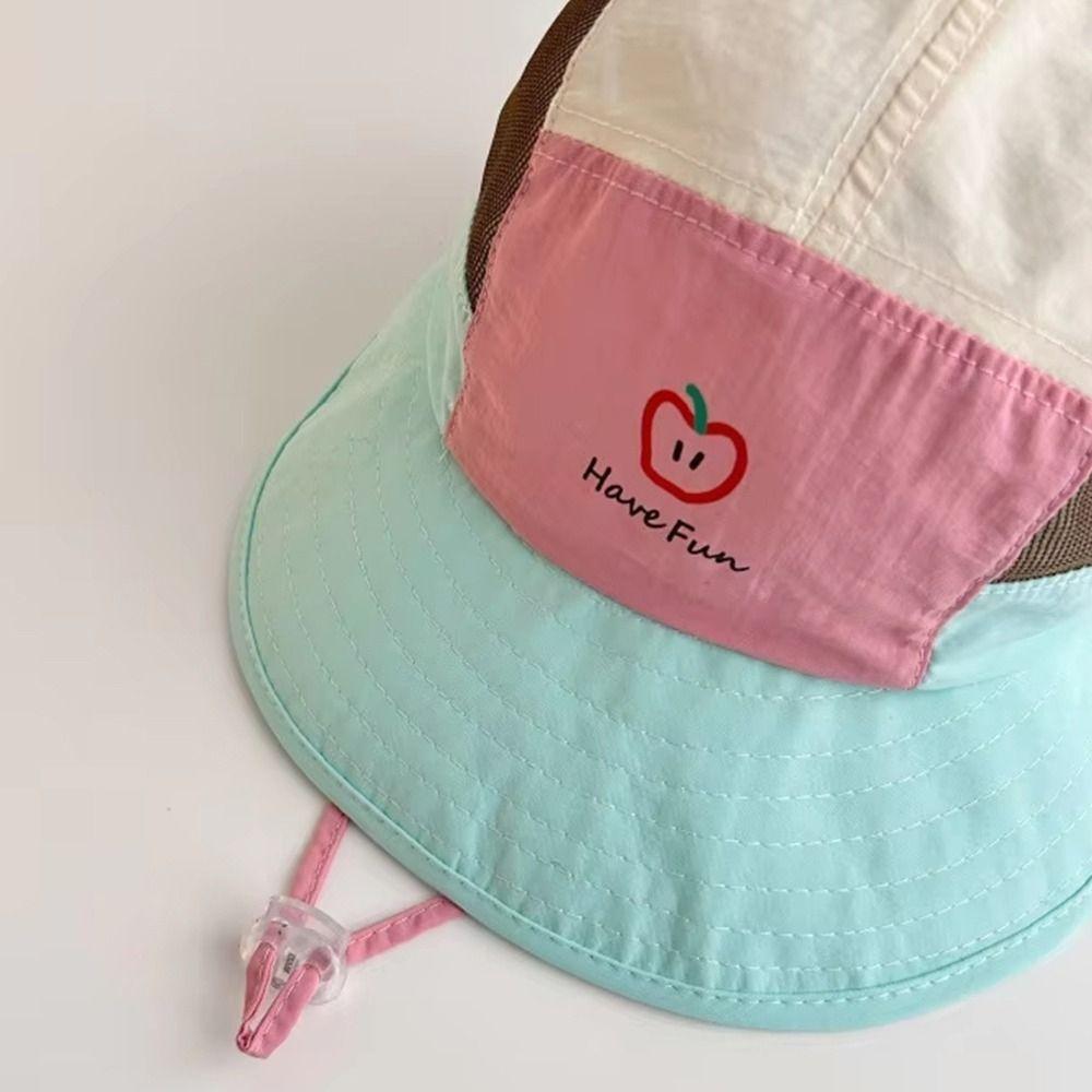 Summer Kids Bucket Hat Quick-Dry Beach Hat Travel Sun Cap Children