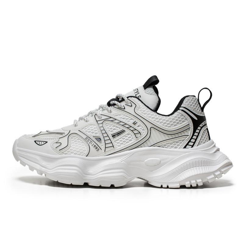 Men's shoes 2025 new autumn breathable casual versatile sports non-slip youth lightweight trend platform dad shoes