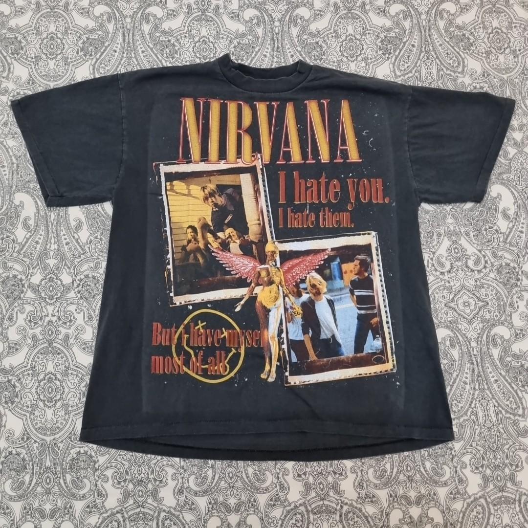 Vintage Nirvana Grunge Is Dead Shirt XL Graphic Reprint Vintage 90s Kurt Cobain XXXXL