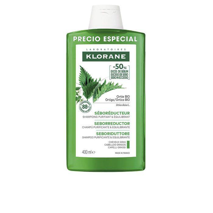 Purifiants Shampoing régulateur de sébum A LA ORTIGA BIO pour cheveux gras 400 ml
