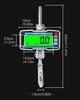 Precise Digital Crane Scale: 2000kg Capacity Hanging Hook with Display