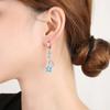 Lindon Copper Alloy Zircon Earrings Drop Earrings For Women Wedding Party Gifts