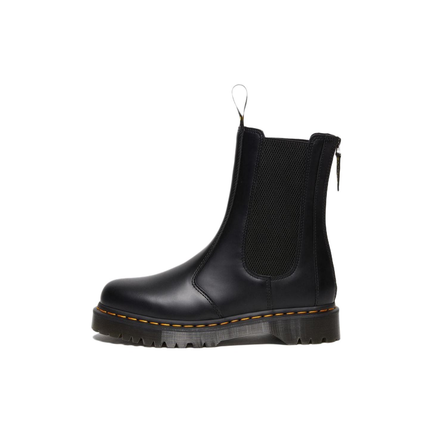 

Dr. Martens 1490 Leather Comfortable Simple Warm Short Chelsea Boots Unisex boots Black 27844001 36