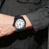 Quartz Analog Simple Quartz Watch with Black Silicone Popular Gift [BUREI] Men's Date, Waterproof, Luminous, Lightweight, Strap, Unisex, Stylish,