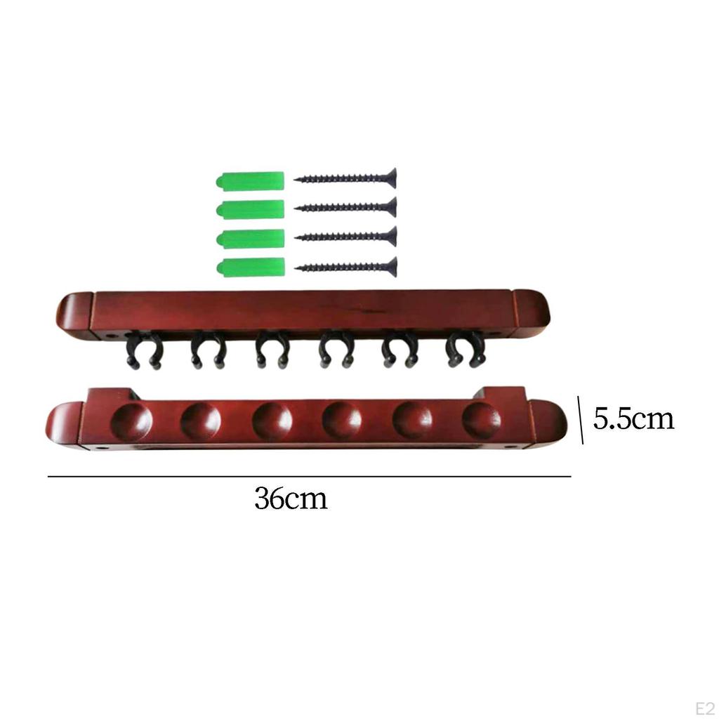 Premium Trä Köhållare - Organisera Dina Biljardköer med Lätthet