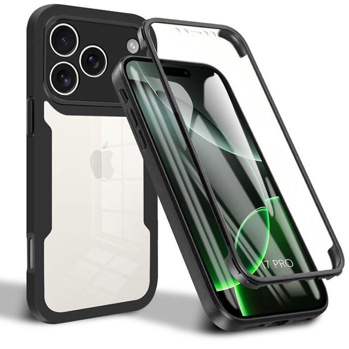 Coque de Téléphone - BOOLING - pour iPhone 17 Pro - Protection 360 - Bordure renforcée - Antichoc