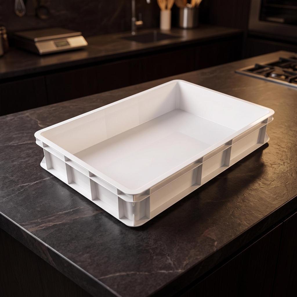 Pizza Batter Box with Lid Food-Grade Proofing Translucent