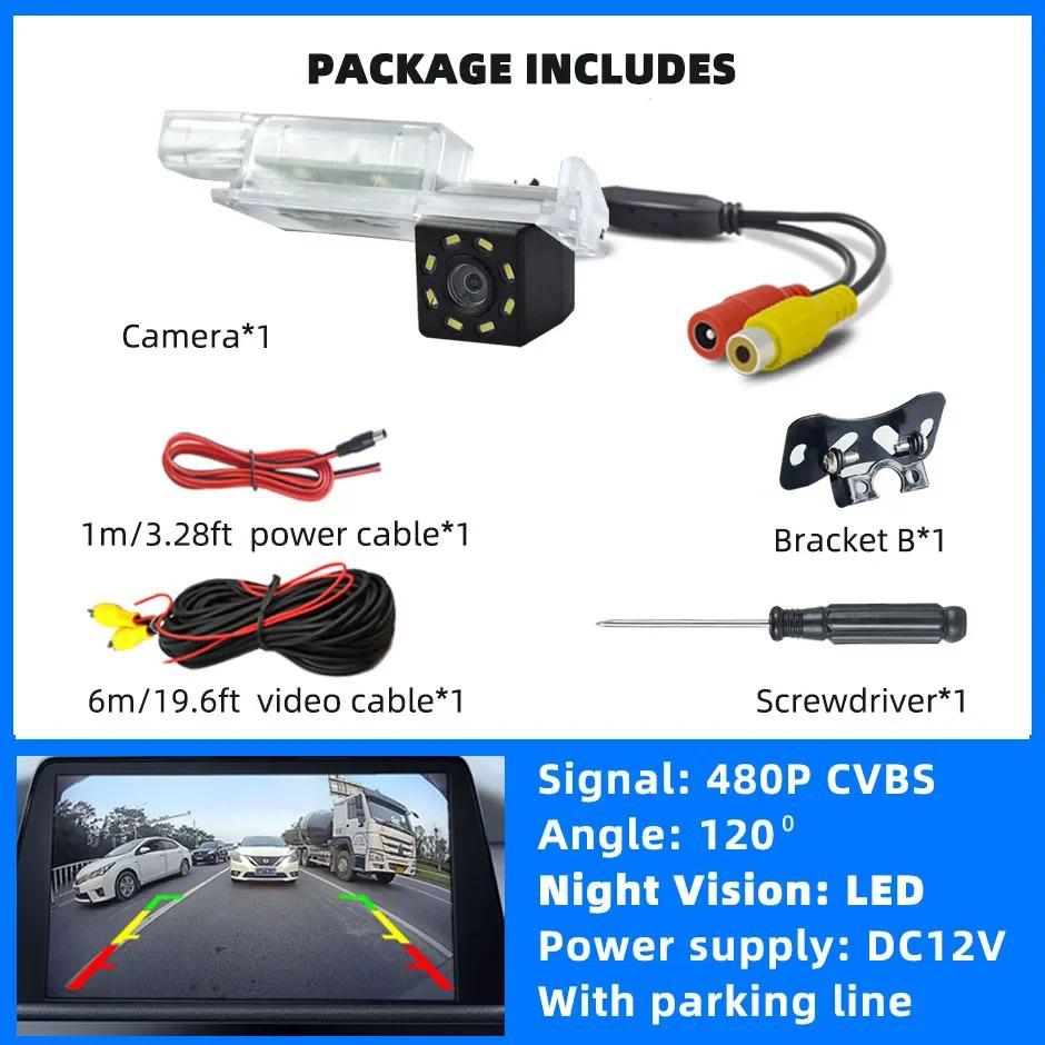 

Volkswagen Golf/Passat Rearview Camera with HD CVBS Dedicated Bracket