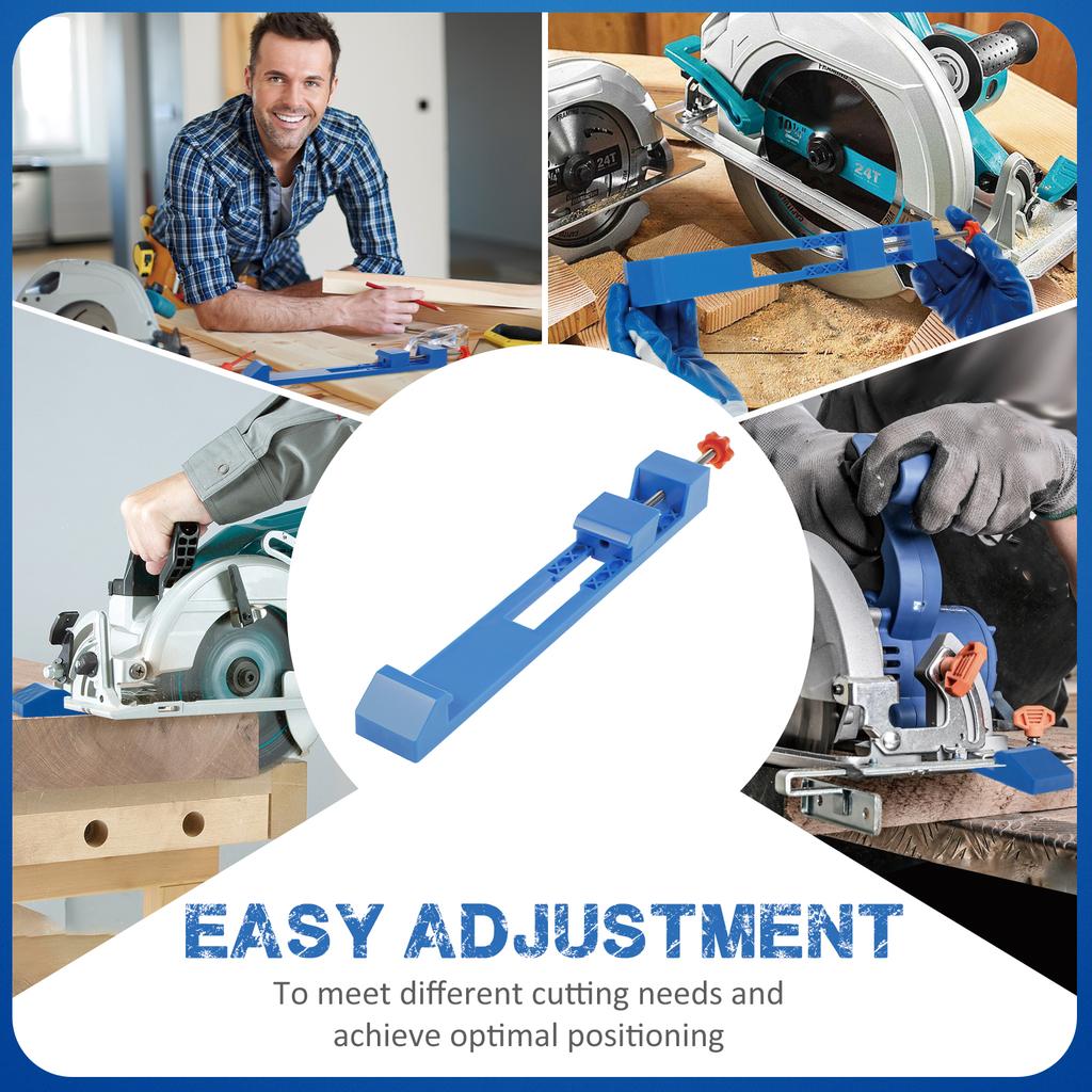 Precision Wood Cutting Guide Portable Electric Router Saw Clamp Guide Easy to Use Cutting Machine Milling Base Guide for Wood