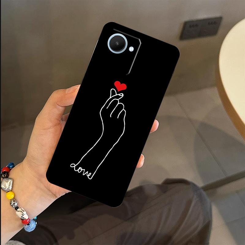 Love On The Finger Kpop Case For Realme 15 14 11 12 13 Pro Plus GT7 Pro GT6 C55 C51 C53 C35 C33 C61 C65 C67 C71 C75