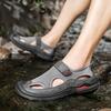 Fashion Summer 2025 Men's Outdoor Breathable Hollow Mesh Shoes Fashion Brand Men's Comfortable Water Wading Non Slip Soft Bottom Sandals