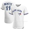 Toronto Blue Jays Bo Bichette 11 Weißes Elite Baseballtrikot Unisex Fanbekleidung Sportbekleidung