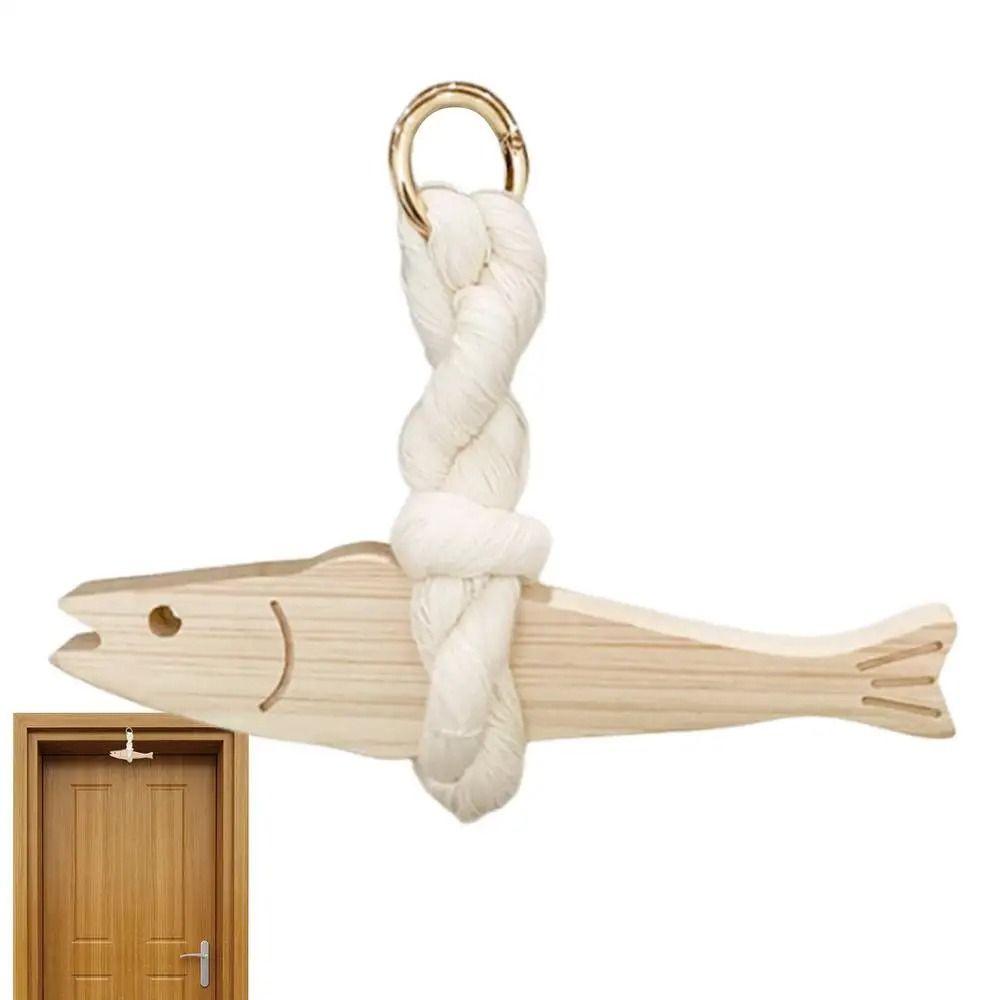 Wooden Pollack Door Pendant Hangable Fish Wall Art Lightweight Fish Car Ornament  Home Decor