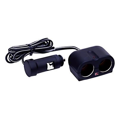 Tsuchiya Yac Car Accessories Socket Splitter CE Twin Socket 24V CE-301