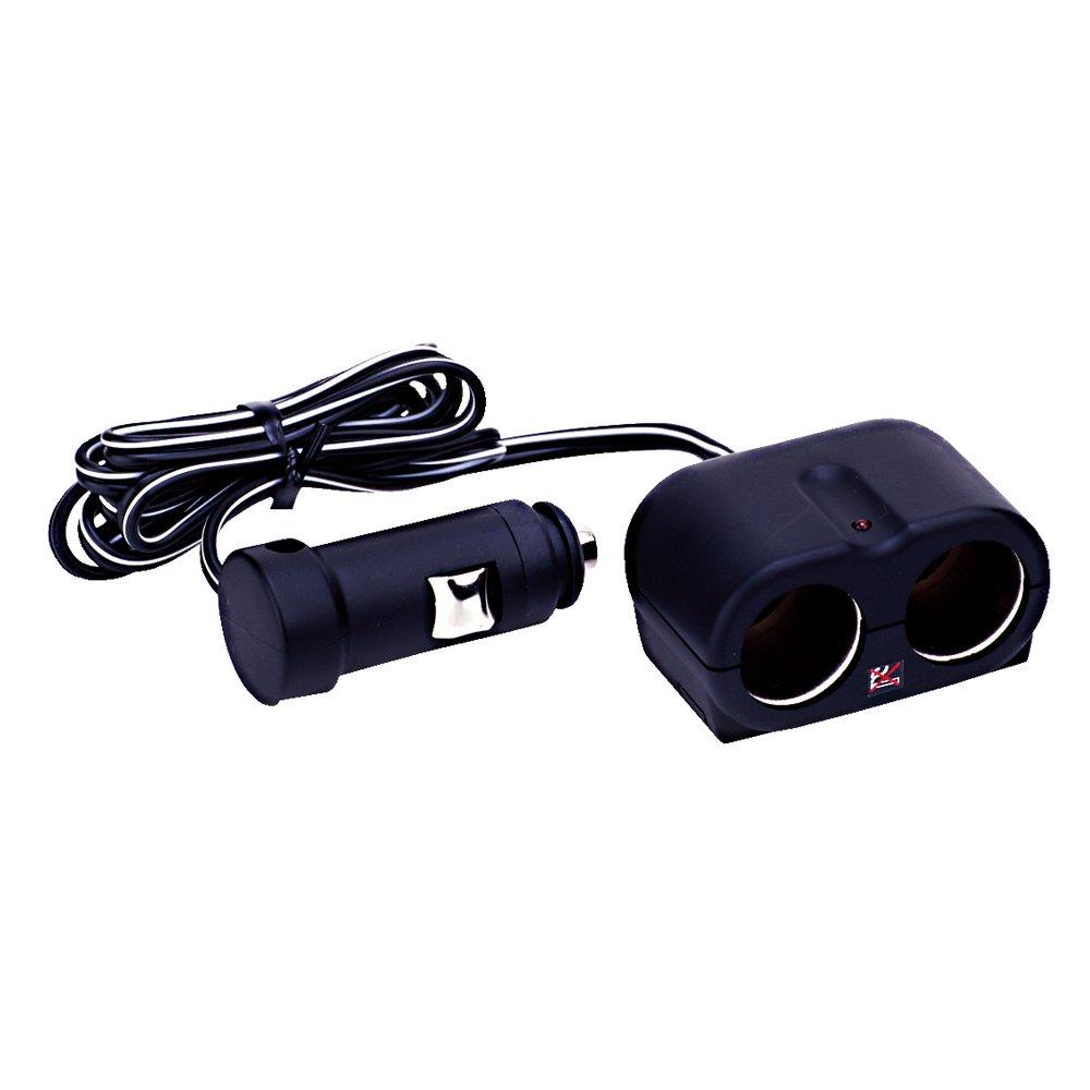 Tsuchiya Yac Car Accessories Socket Splitter CE Twin Socket 24V CE-301