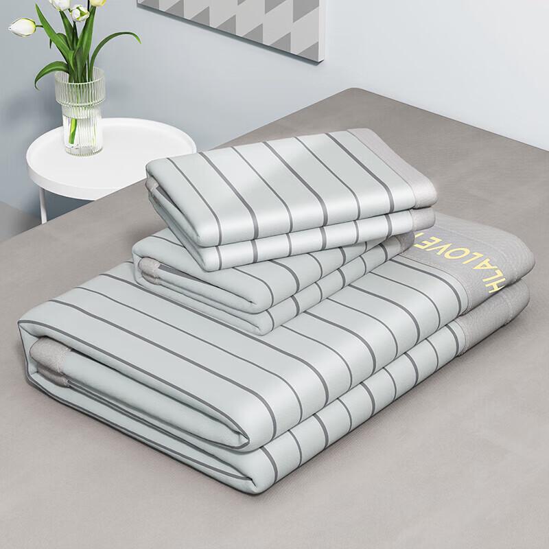 Heilan Home Ice Silk Antibacterial Cooling Mat Set