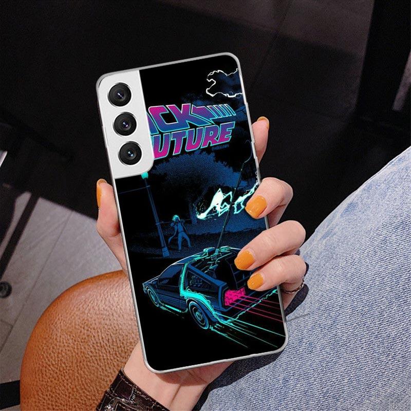 

Back To The Future Time Machine Phone Case For Samsung Galaxy S24 S25 Edge S26 Ultra S23 S22 S21 Plus S20 FE + Personalized Prin Samsung S20 Ultra