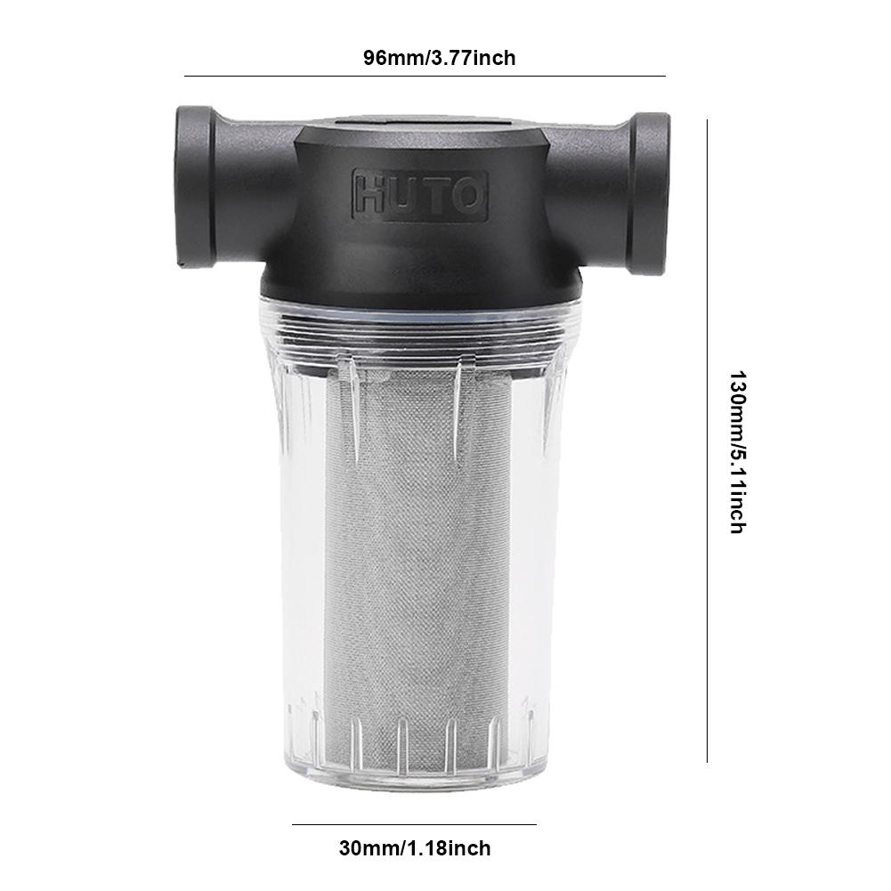 Vorfilter Edelstahl Spin Down Sedimentfilter DN15 Vorfiltrationssystem 80 Mesh Filtrationspräzision für Wassertank/Turm