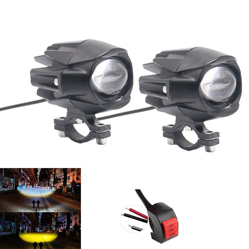 Motorcycle Fog Light Brighter Lamp Off Road Driving Light Off Road For ATV UTV Truck 4x4 F800GS F700GS Auxiliary Light