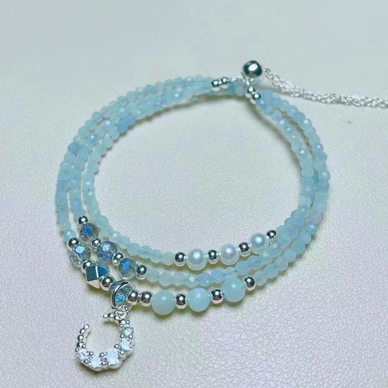 Crystal bracelet female niche high-end original crystal bracelet.