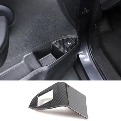 For Honda Pilot 2015- ABS Carbon Fiber Style Car Fuel Cap Switch Frame Decorative Cover Interior Accessories
