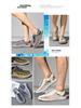 2024 Unisex Korean-Style Breathable Woven Sandals for Plus Sizes - Casual and Beachwear