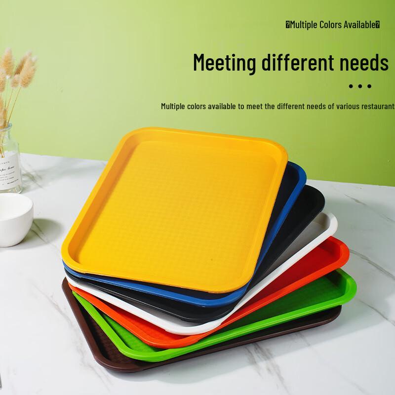 LISM Rectangular Plastic Serving Tray