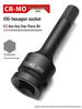 Compact Air Impact Wrench: 1/2" Hex H-Type Pneumatic Screwdriver with Chrome Molybdenum Socket