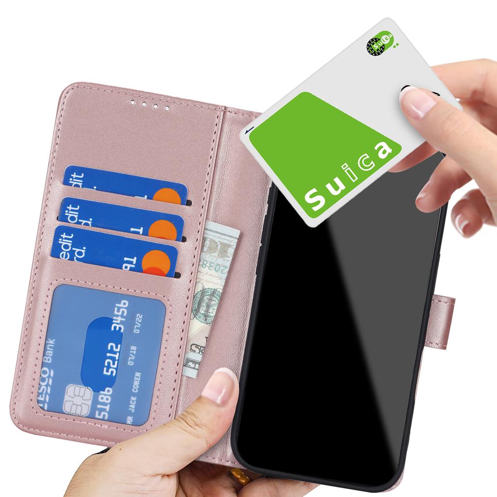 Etui z podstawką dla iPhone 17 Pro, odporne na wstrząsy, skórzany portfel, pokrowiec na telefon